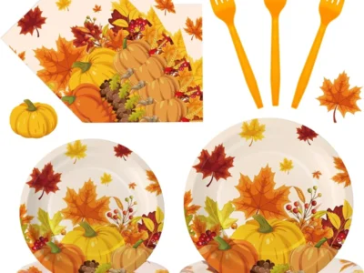 Thanksgiving Plates and Napkins Sets Deal: Only $9.99