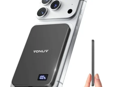 VONUV 5000mAh Magnetic Wireless Power Bank Deal: at Amazon