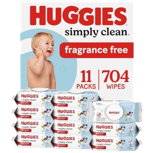 Huggies Simply Clean Baby Wipes Only $12.xx at Amazon