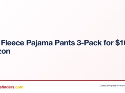 Boys Fleece Pajama Pants 3-Pack Only $16.xx at Amazon