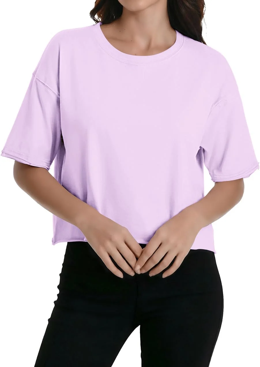 Basic Gym Women’s Oversize Crop Top $8.xx (Reg $10) at Amazon
