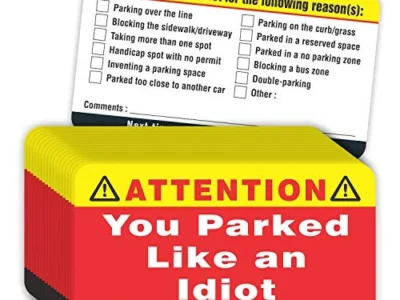 PARTH iMPEX ‘You Parked Like an Idiot’ Cards $9.xx at Amazon