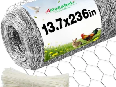 Chicken Wire 13.7″ x 236″ Poultry Netting Only $8.xx at Amazon