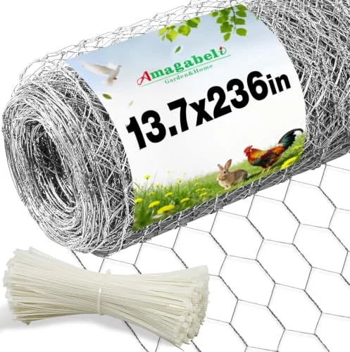 Chicken Wire 13.7″ x 236″ Poultry Netting Only $8.xx at Amazon