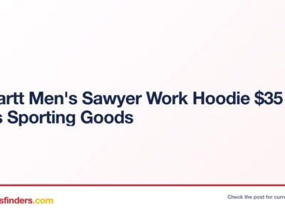 Carhartt Sawyer Work Hoodie Deal at Dick’s Sporting Goods