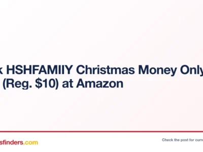 24-Pk HSHFAMIIY Christmas Money Only $4.xx (Reg. $10) at Amazon