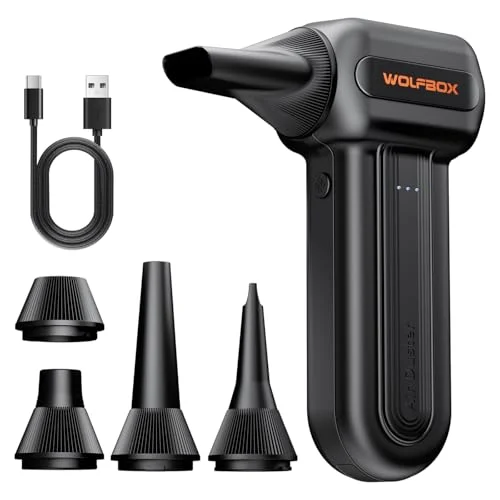 3-Speed WOLFBOX Cordless Compressed Air Duster Only $36.xx at Amazon