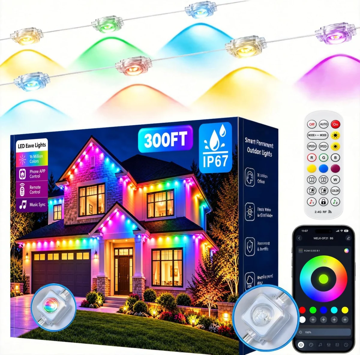 Permanent Outdoor Lights Only $123.xx (Reg. $156) at Amazon