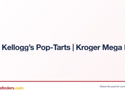 $1.49 Kellogg’s Pop-Tarts | Kroger Mega Deal