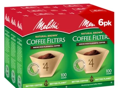 600-Count Melitta #4 Cone Coffee Filters $16.xx at Amazon