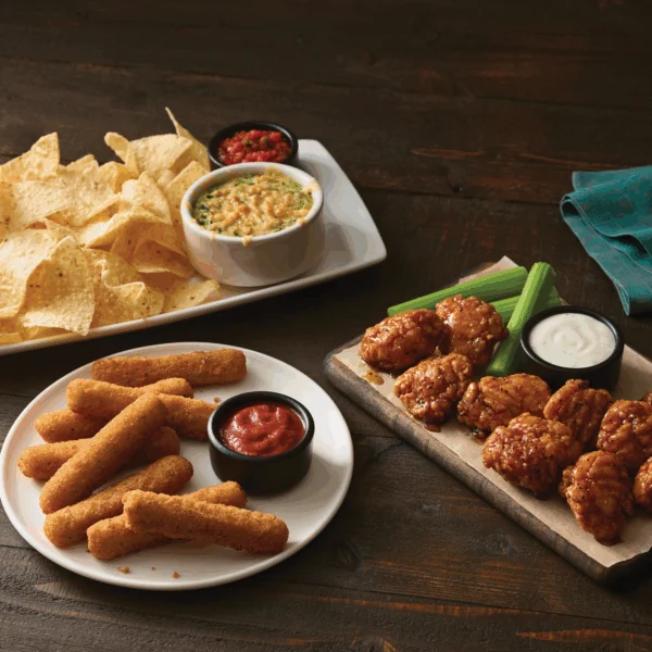 Applebee’s appetizer menu photo; October 28 offer covers mozzarella sticks or a Brownie Bite only