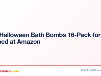Kids Halloween Bath Bombs 16-Pack for $8.xx Shipped at Amazon
