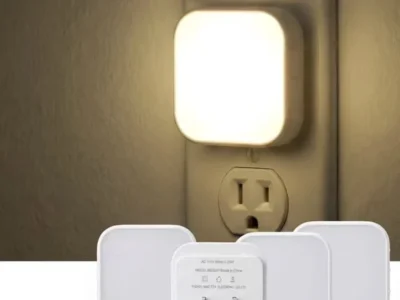 Walmart Home Pick: DAYBETTER Plug-in LED Night Light 4-Pack, Light Sensing Warm White