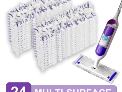 Walmart Daily Pick: Surface Mopping Pad Refills for PowerMop Disposable Microfiber Pads, 24 Count