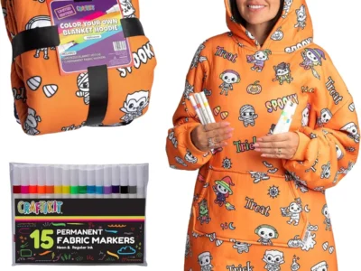 Craftikit Halloween Color Your Own Wearable Blanket for $20.xx + free shipping w/ Prime