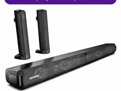 Walmart Electronics Pick: ULTIMEA 2.2ch Sound Bar with Built-in Dual Subwoofer and Bluetooth 5.3