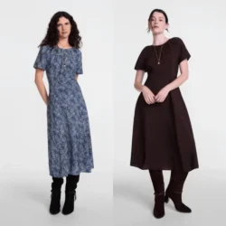 Scenario Women’s Puff Sleeve Dress Deal: Save $15.81 at Walmart