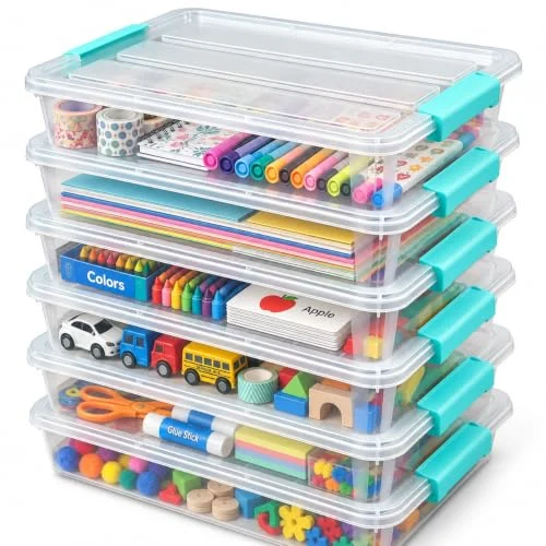 EOENVIVS 6-Pack Craft Storage Bins Only $25.xx (Reg. $50) at Amazon