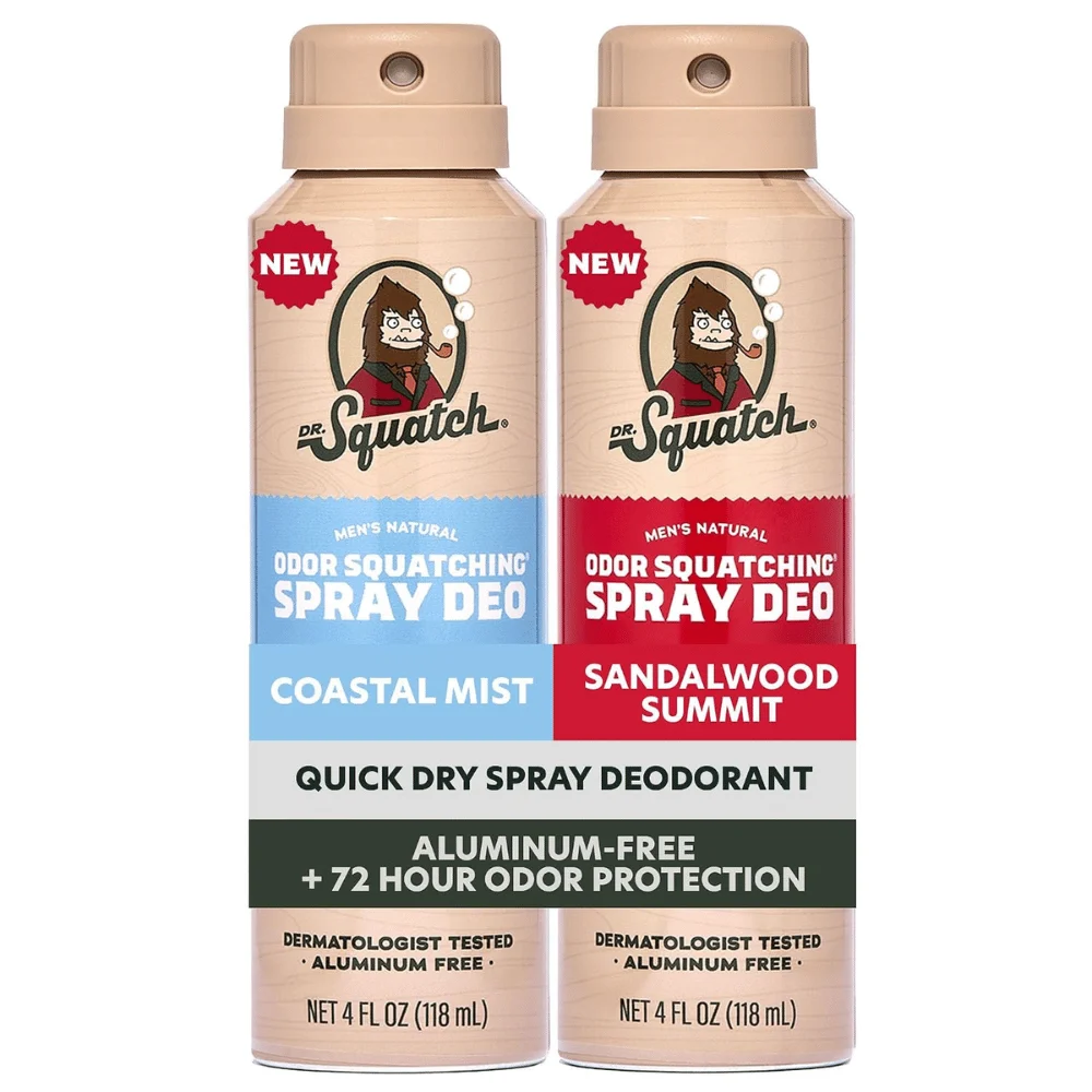2 Dr. Squatch Spray Natural Deodorant Men Deal at Amazon