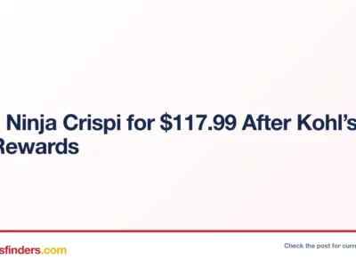 Ninja Crispi Only $117.99 at Kohl’s