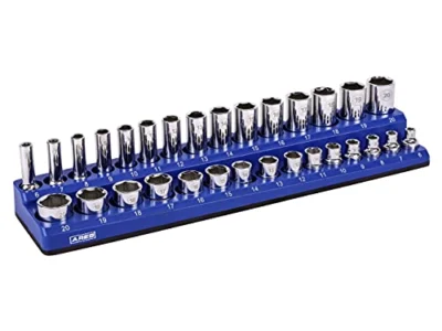 30-Piece Ares 3/8" Drive Metric Magnetic Socket Organizer (Blue) $11.xx + Free Shipping w/ Prime or on $35.xx+