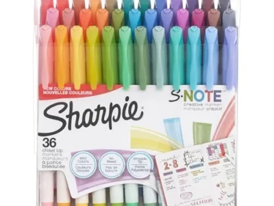36-Count Sharpie S-Note Chisel Tip Pastel Markers & Highlighters $13.xx at Amazon