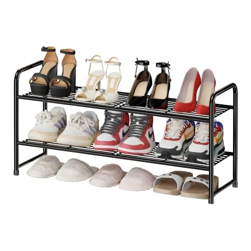 2 Tier Shoe Rack for Closet Only $9.xx (Reg. $19) at Amazon