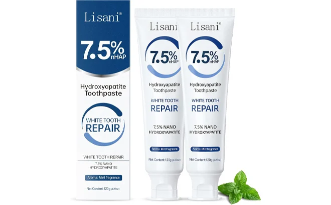 Hydroxyapatite Toothpaste 2-Pack Deal: $6.99