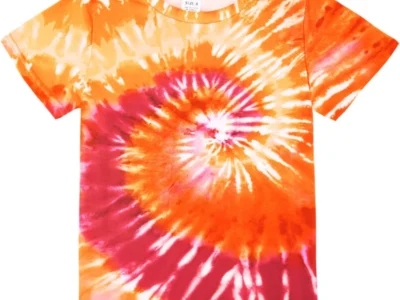 SunFocus Boys Tie Dye Shirt Size 4-14 Hippies Senior Rainbow Tees T | Tees T shirts for Kids