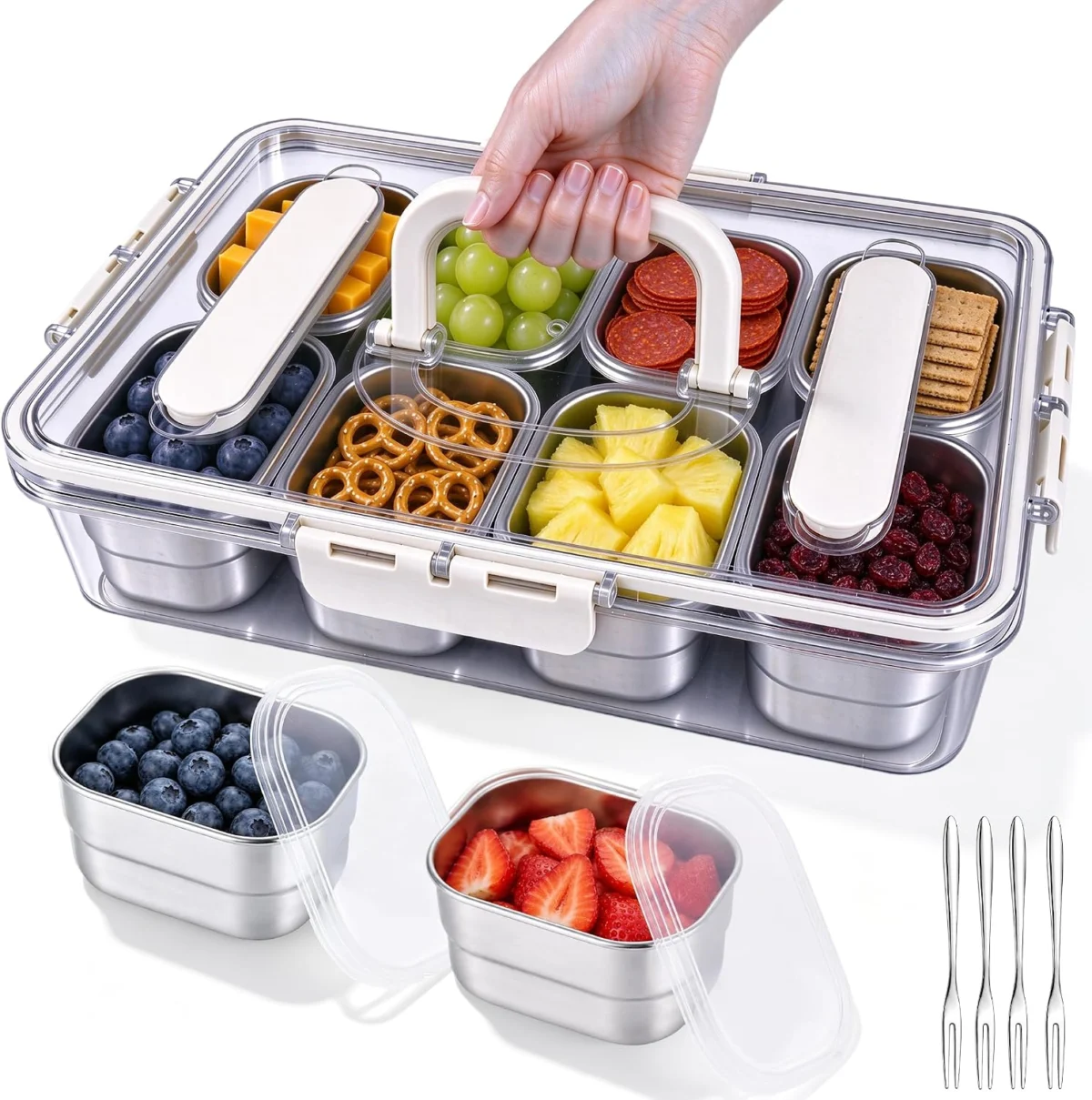 Stainless Steel Snackle Box Containers Deal: Save with Promo Code