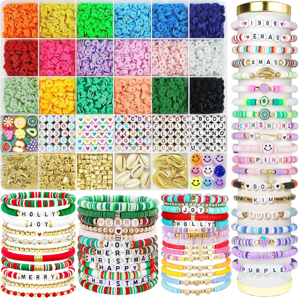 5300 Clay Beads Bracelet Kit Deal: Save 50%