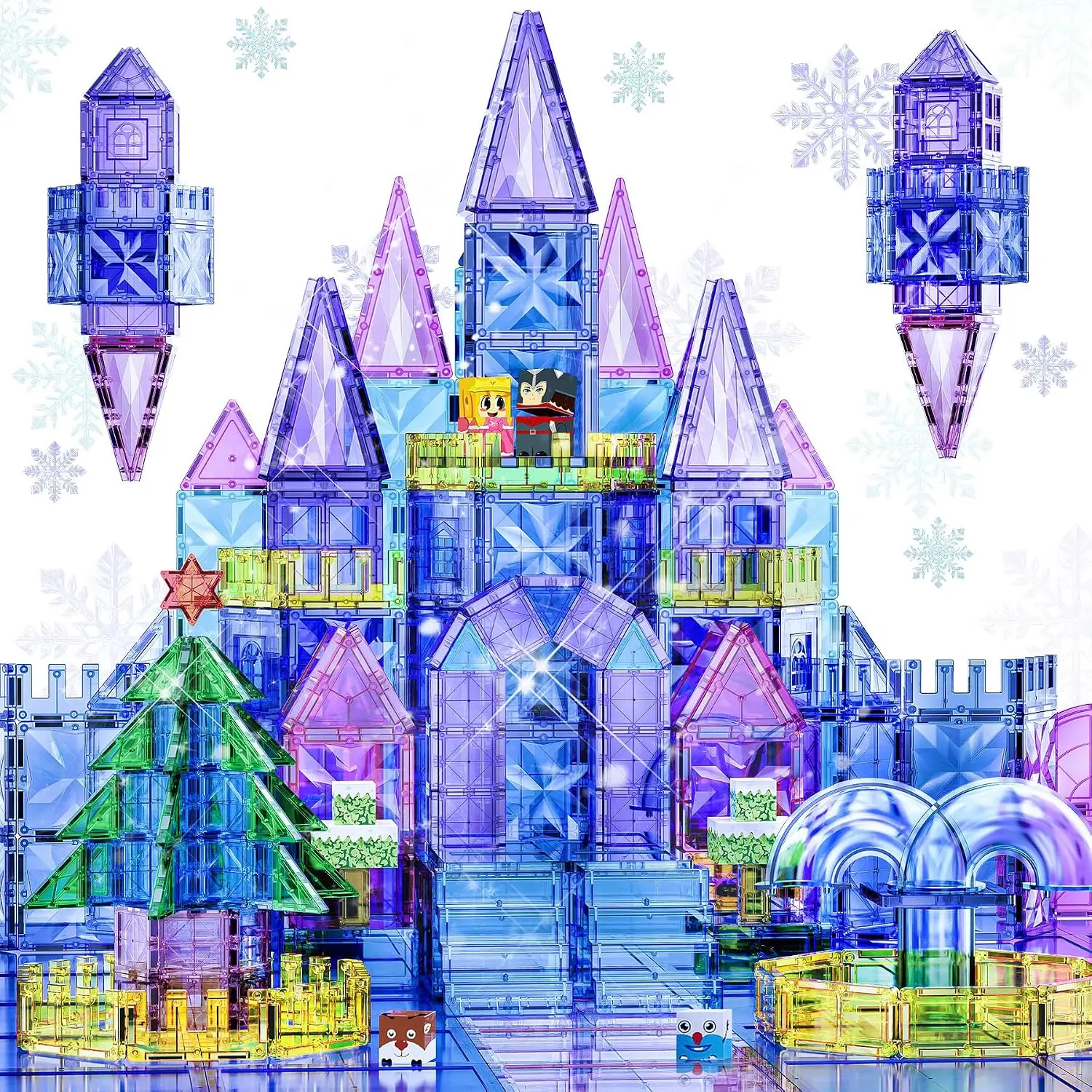 SKTMYY 114pcs Magnetic Tiles Deal: Save 50%