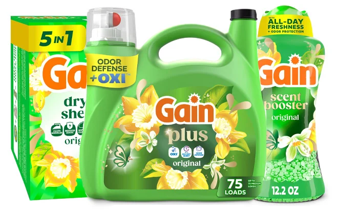 Gain 3-Piece Laundry Bundle Deal at Walmart Save $14