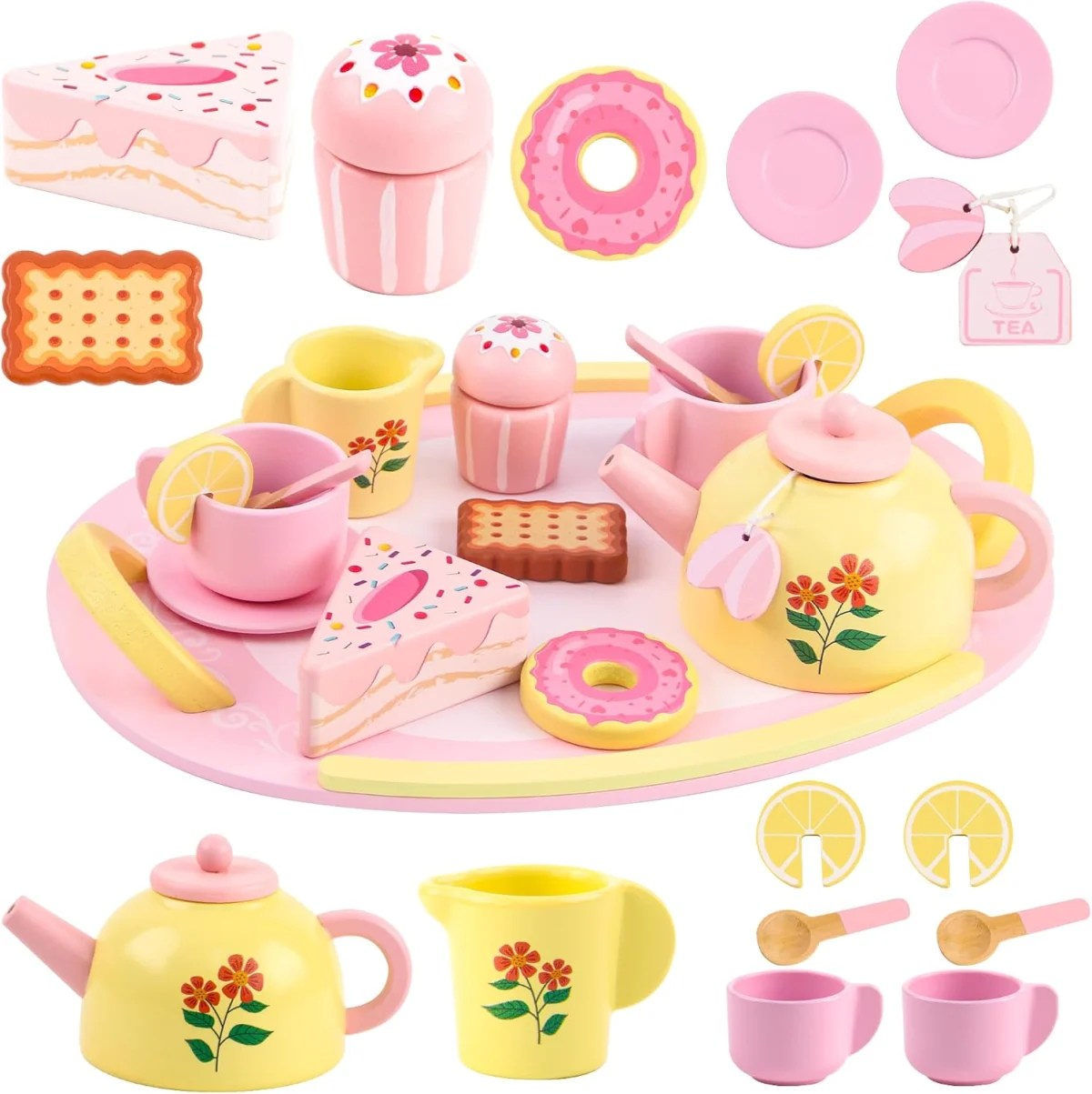 Wooden Tea Party Set Deal: Save with Promo Code