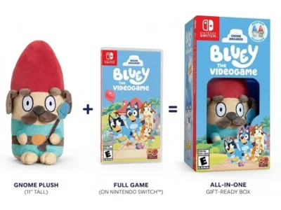 Bluey Video Game + Exclusive Gnome Plush ONLY $19.99 (Reg $50)