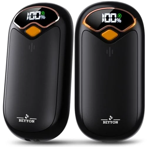 BEYYON 2-Pack Electric Rechargeable Hand Warmers Only $9.xx at Amazon