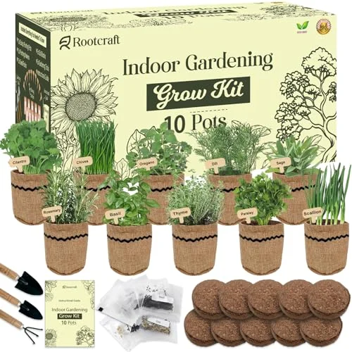 44-Piece ROOTCRAFT 10-Herb Only $25.xx (Reg. $30) at Amazon