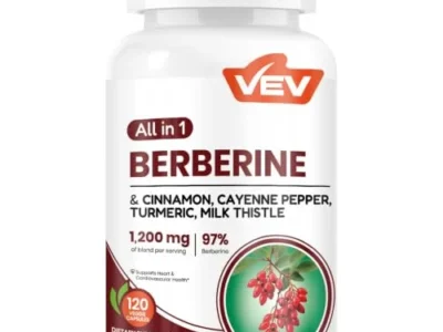 120-Count VEV Berberine Supplement Capsules w/ Only $5.xx at Amazon