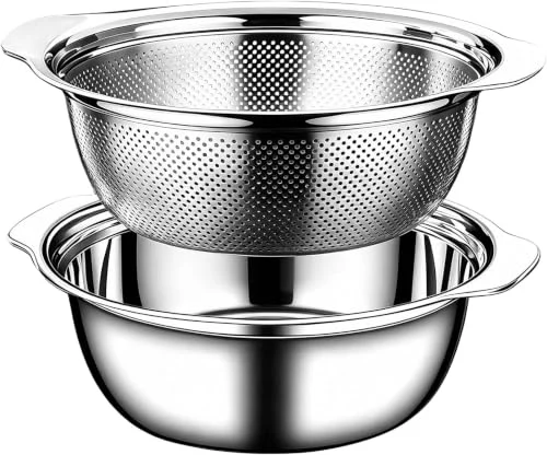 Colander for Kitchen, 2 QT Stainless Only $11.xx (Reg. $16) at Amazon