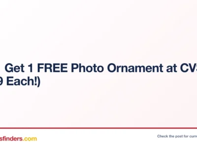 Buy 1 Get 1 FREE Photo Ornament at CVS ($4.99 Each!)