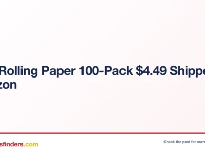 Pink Rolling Paper 100-Pack $4.xx Shipped at Amazon
