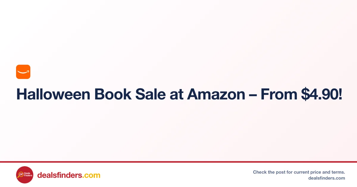 Halloween Book Sale Only $4.xx at Amazon