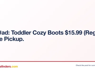 Gap #ad: Toddler Cozy Boots $15.99 (Reg $50) + Free Pickup.