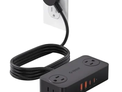 5′ Orico 8-in-1 Power Strip w/ 4 AC Outlets, 2 USB-C & 2 USB-A (Blk, Wht, Purple or Blue) $8.xx + Free Shipping w/ Prime or on $35.xx+