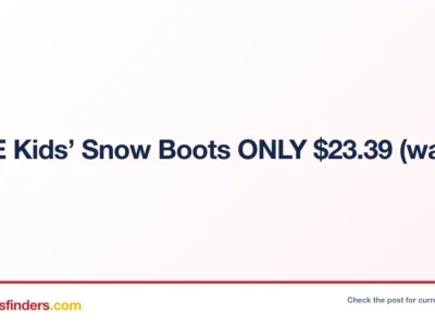 CUTE Kids’ Snow Boots ONLY $23.xx (was $40)!