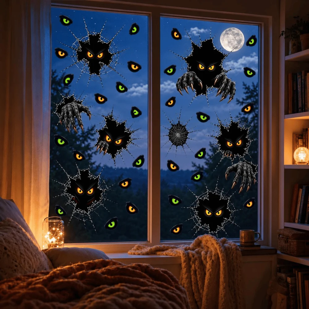 Halloween Window Decals Deal: Save $6.xx at Amazon