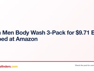 Nivea Men Body Wash 3-Pack for $9.xx Each Shipped at Amazon