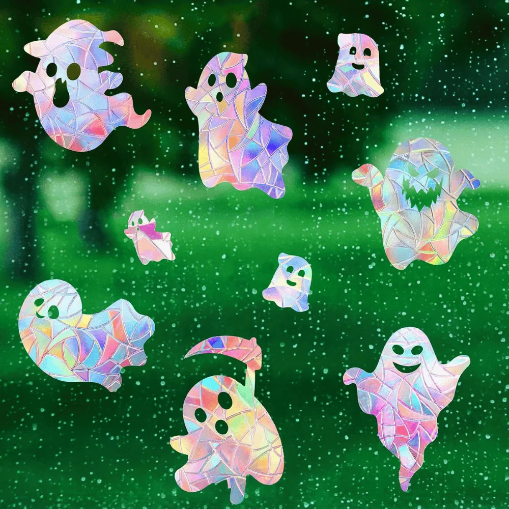 Cholemy Ghost Window Clings Deal: Save $7.xx at Amazon