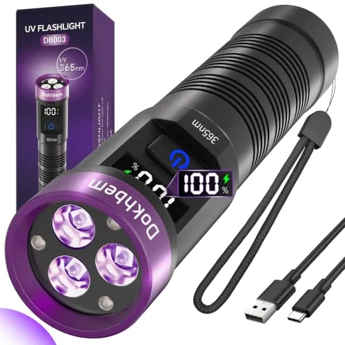 Dokhbem UV Black Light Only $10.xx (Reg. $20) at Amazon