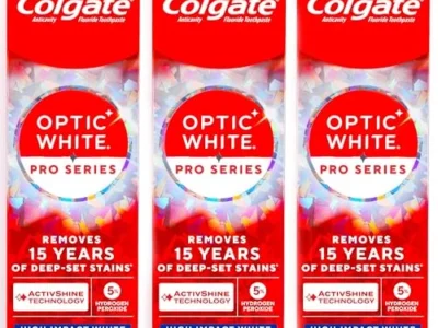 3-Pack 3oz Colgate Optic White Pro Series High Impact White Toothpaste $12.xx at Amazon